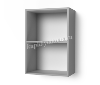Шкаф верхний со стеклом 5ВС кухня Бомбей (Сандал серый)